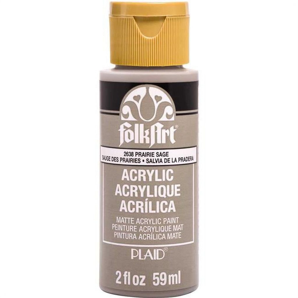 FolkArt Acrylic Craft Paint, Matte Finish, Wicker White, 2 fl oz