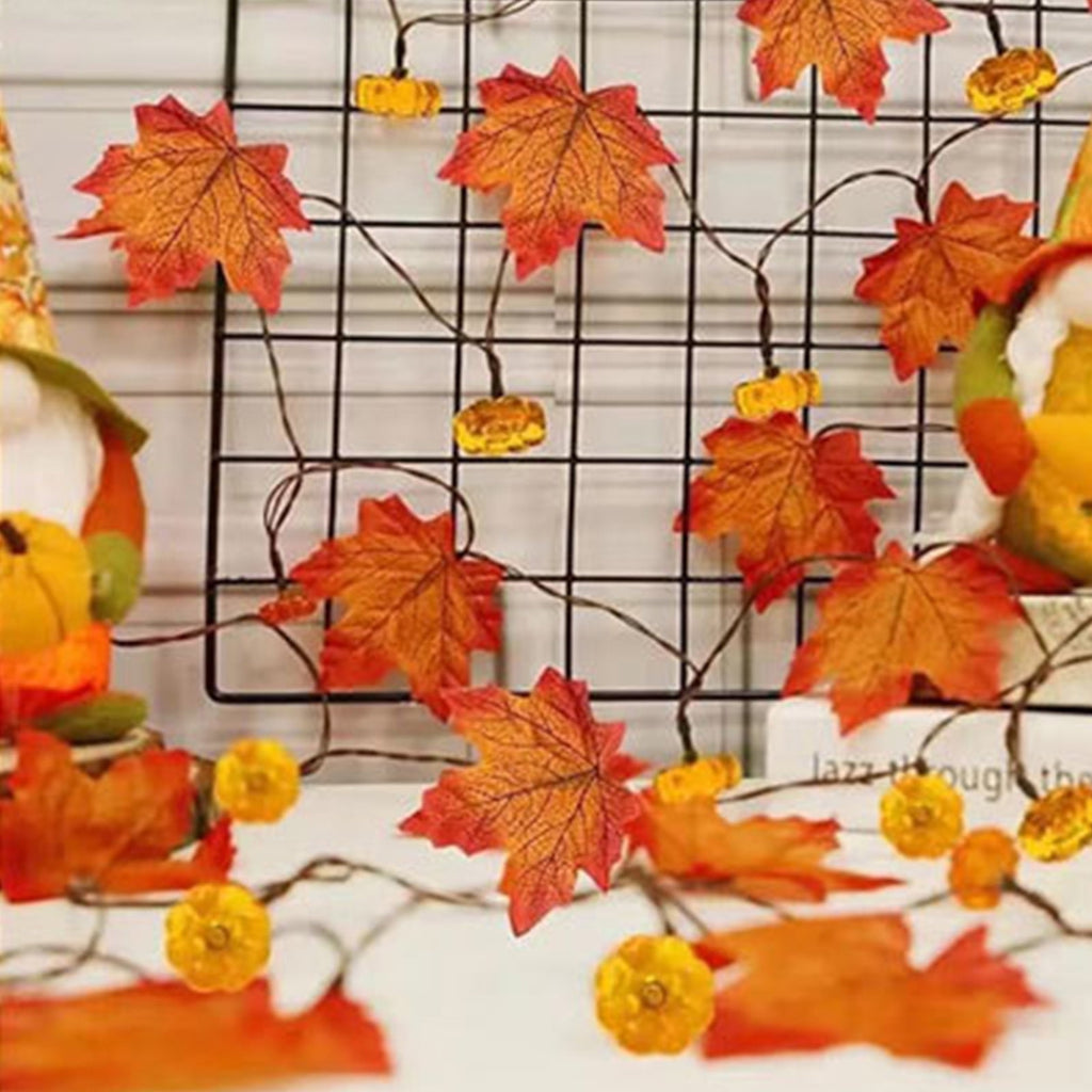 XGFHYJEH Halloween Lights Decorations, Halloween Pumpkins Garland Lights Fall Decoration Ornament, Halloween Decor for Indoor Outdoor Home Outside Yard Lawn Garden Party
