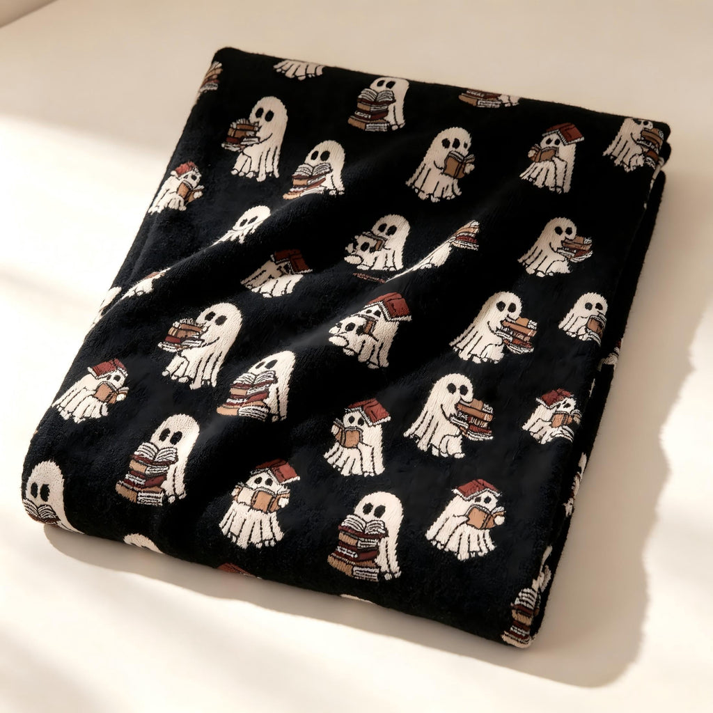 Vggrvlo Up to 25% Off Halloween Halloween Themed Throw Blanket Autumn Leaves Fall Throw Blanket for Couch Cute Halloween Blanket for G-irls B-oys K-ids Women Men