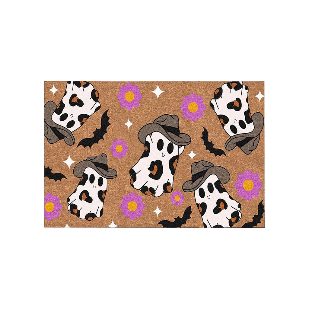 Fnyoxu Halloween Decorations, Halloween Thanksgiving Pumpkins Doormat Rug - Non-Slip Entrance Doormat Rug Indoor for Home/Bathroom/Kitchen/Bedroom