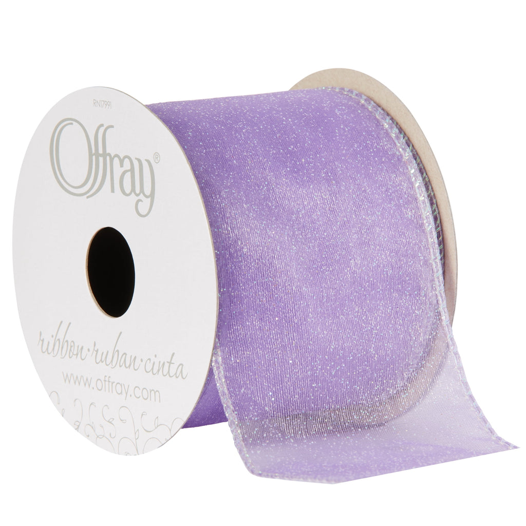 Offray 2.5" Wired Aqua Quest Ribbon, 1 Each