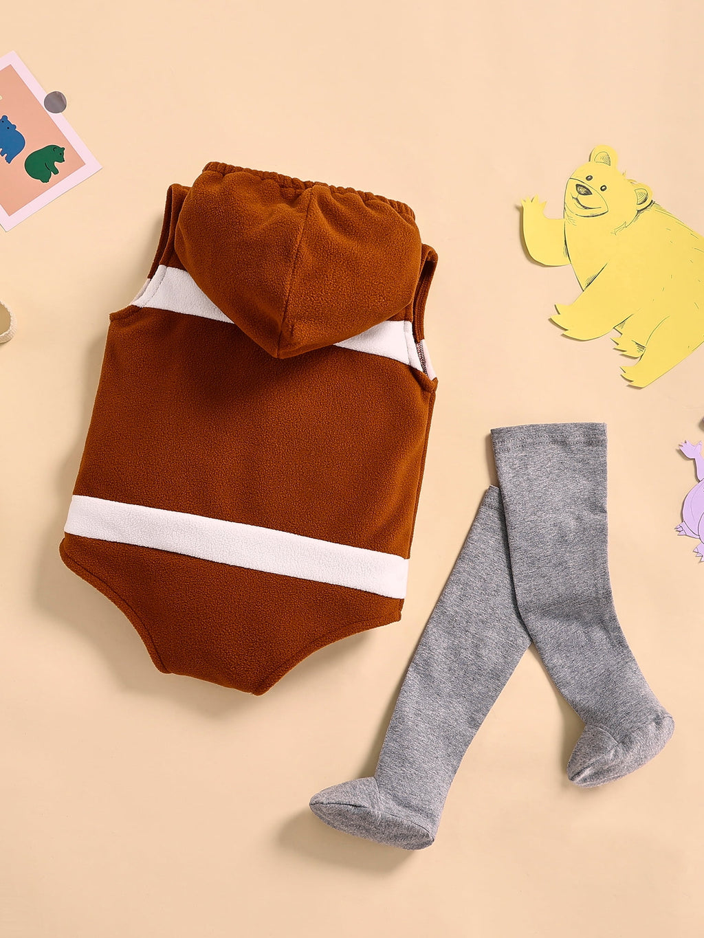 Cjfdfy Newborn Baby Boy Girl Football Soccer Costume Kids Baby Halloween Rugby Costume Infant Cute Zipper Hooded Romper Jumpsuit with Stockings Set Cosplay Party Outfit