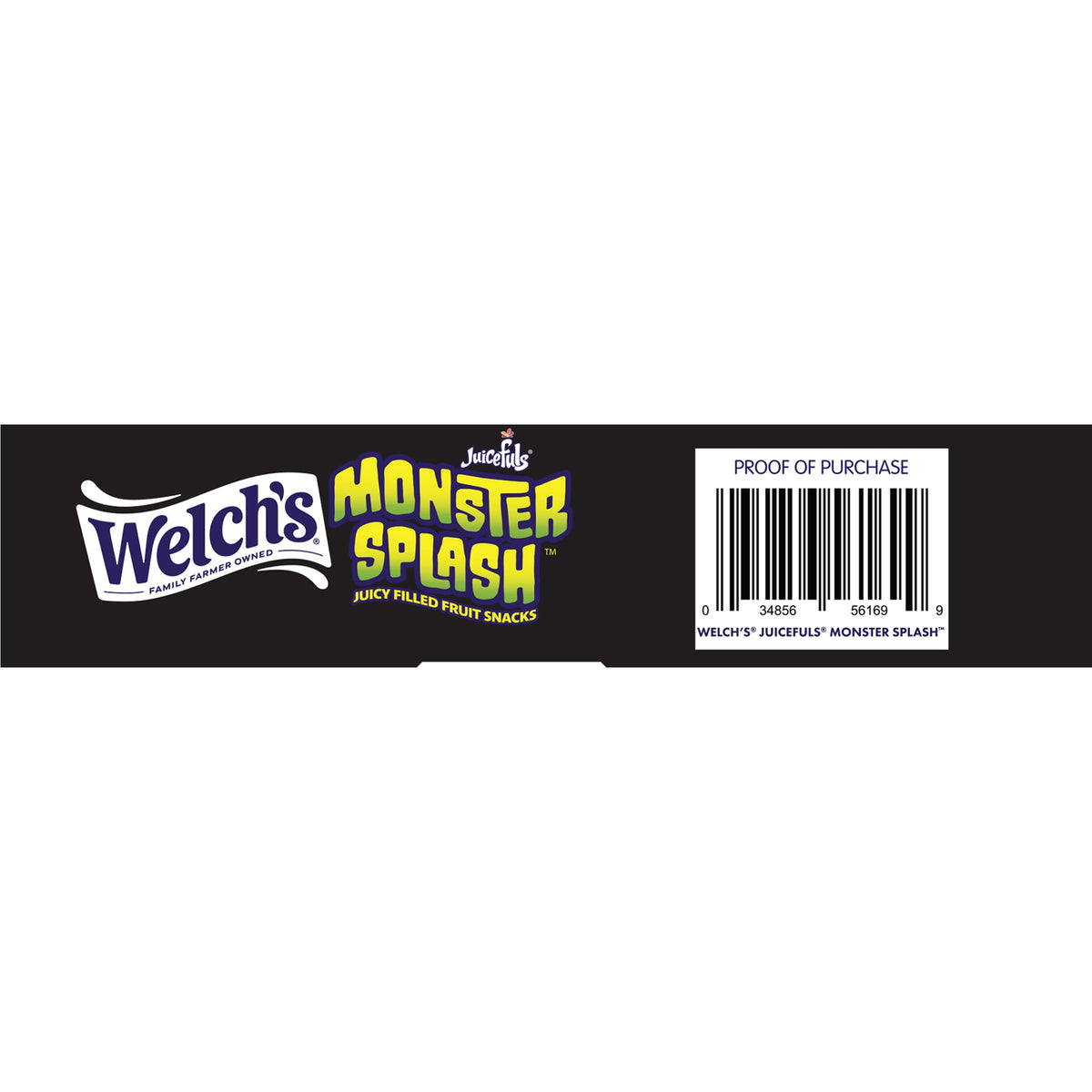 Welch's Juicefuls Monster Splash, Halloween Soft Kids Snacks, 0.5 oz, 16 Count