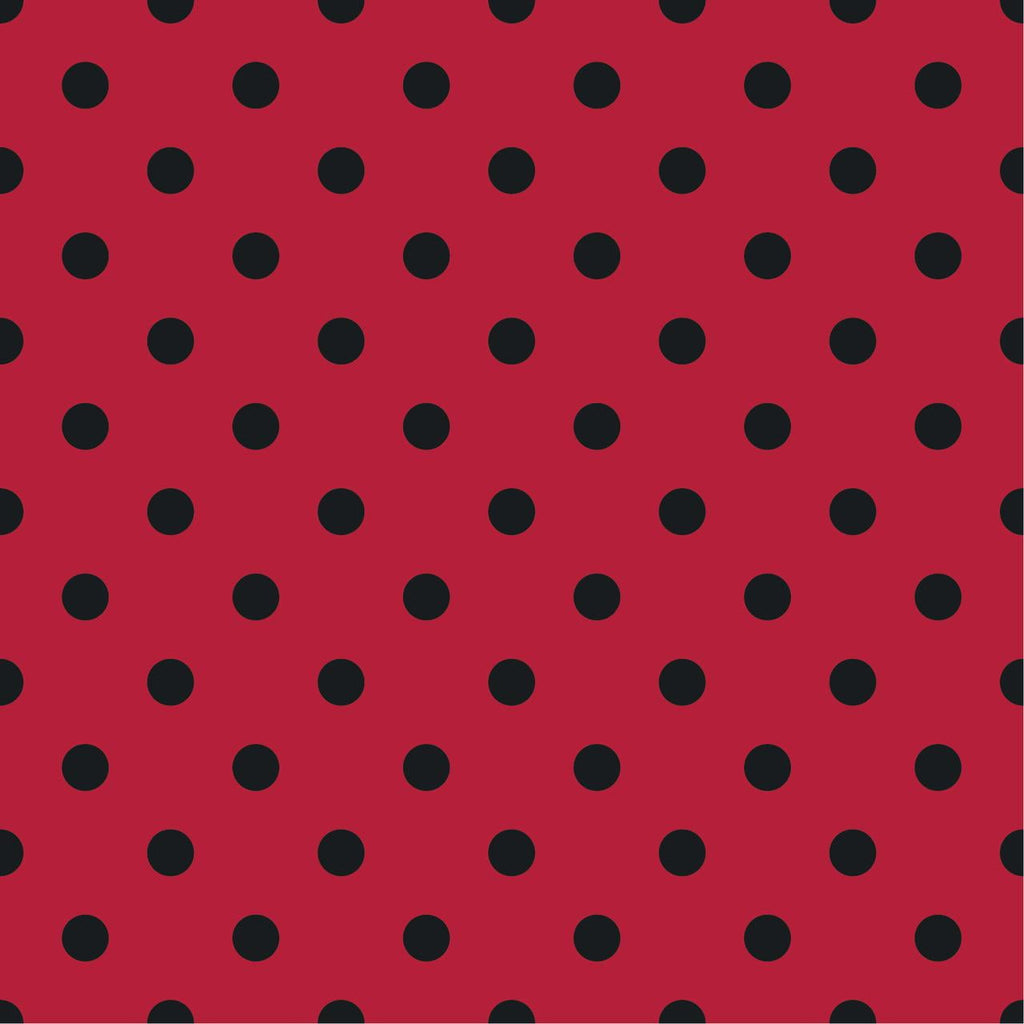Waverly Inspirations Cotton 18\" x 21\" Fat Quarter Dot POP-BLACK Fabric, 1 Each