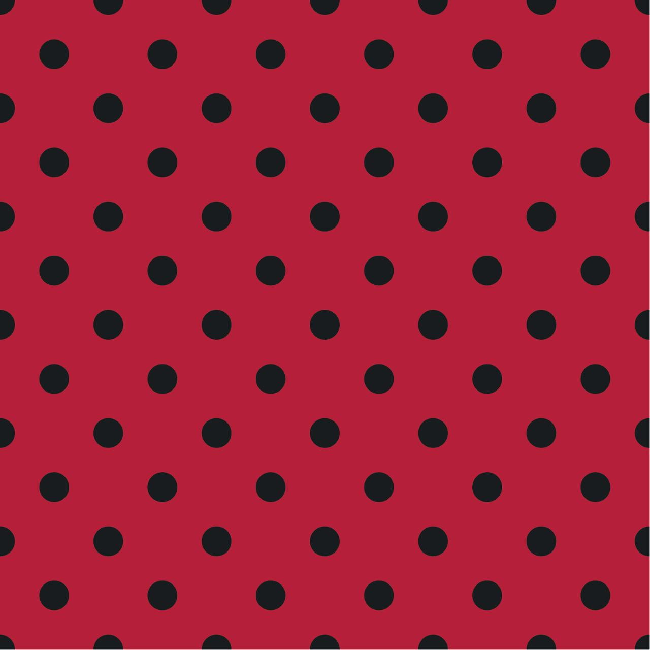 Waverly Inspirations Cotton 18\" x 21\" Fat Quarter Dot POP-BLACK Fabric, 1 Each