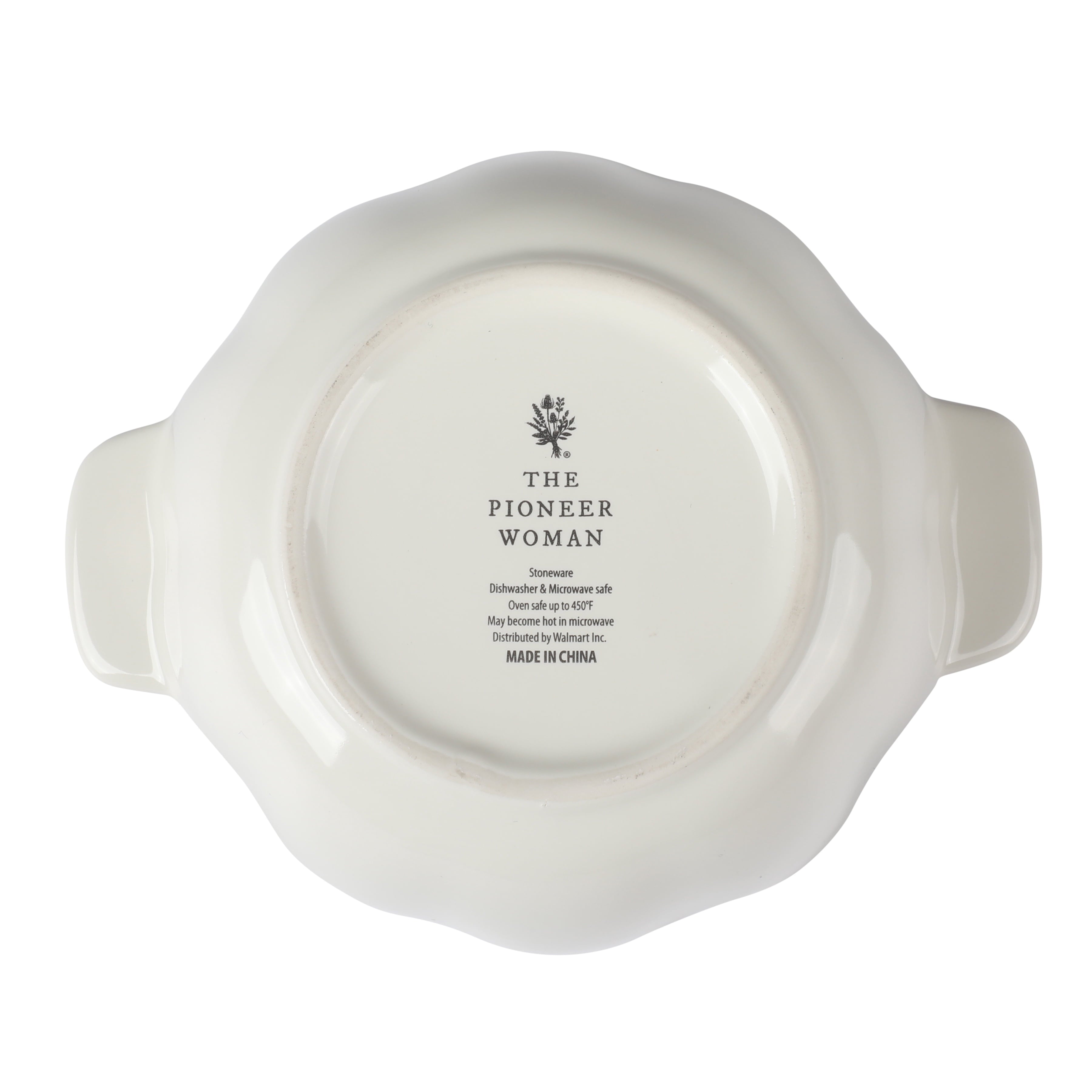 The Pioneer Woman 0.5 Qt Pumpkin Stoneware Mini Cocottes Set with Side Handles, Linen Finish, Set of 3