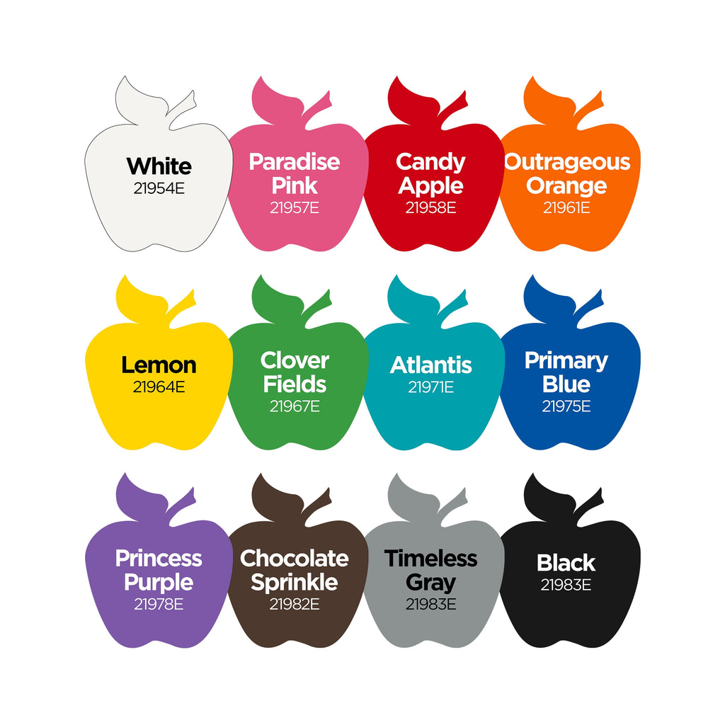 Apple Barrel Multi-Surface Acrylic Craft Paint Set, Bold Brights, 2 fl oz, 12 Piece