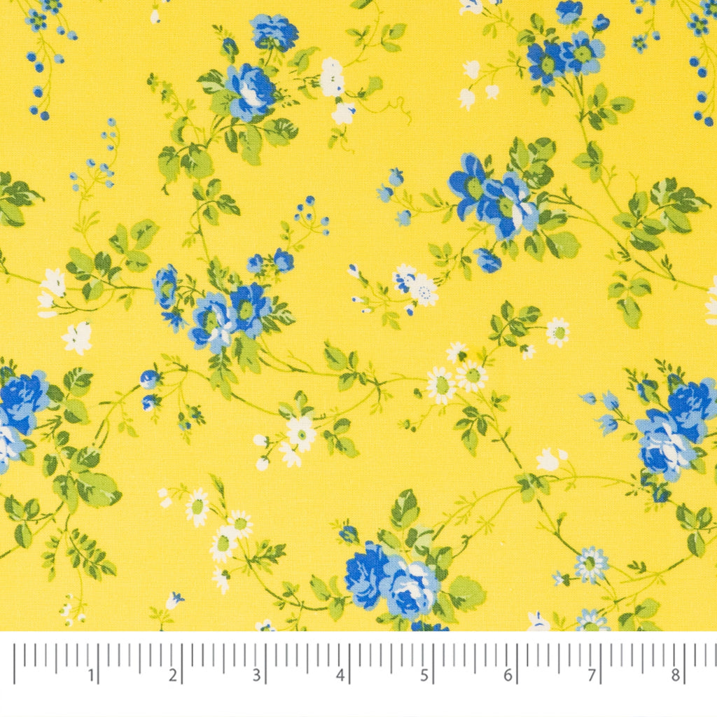 Waverly Inspirations 1 Yard Cut 100% Cotton Prints Fabric, Vine Mze, 44 in Wide for Quilting & Sewing