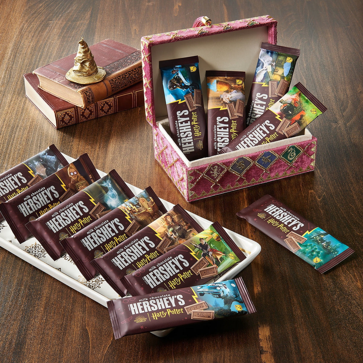Hershey's Milk Chocolate Harry Potter™ Halloween Candy, Bars 1.55 oz, 6 Count