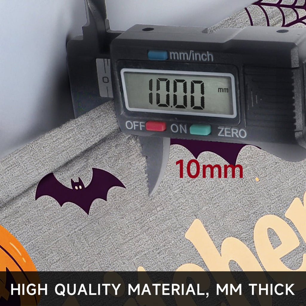 YIMEIS Halloween Pumpkin Lanterns 3Pcs Flannel Mat and Kitchen Rugs Set,Soft Non-slip,Perfect for Home Bathroom