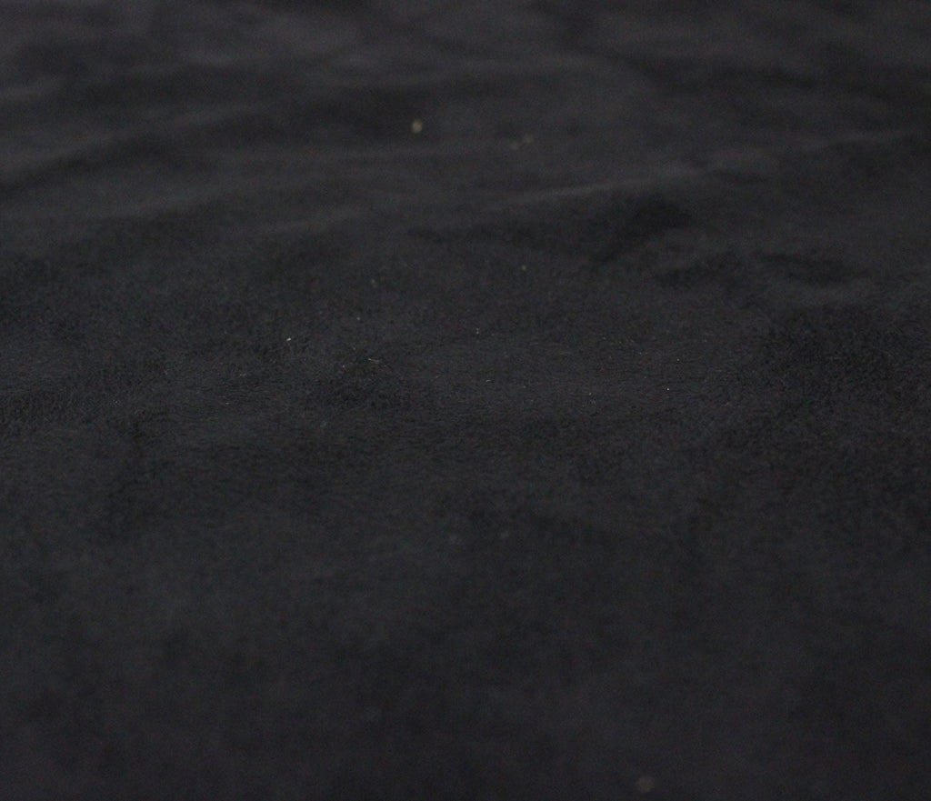 Mybecca Suede 58" Width - 100% Polyester Faux Craft Fabric By the Yard - Color: Black