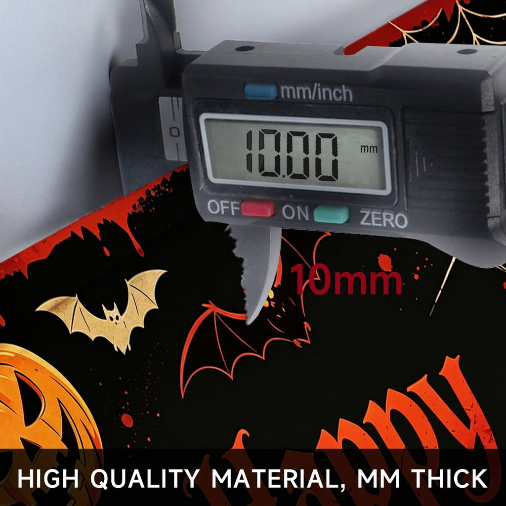 YIMEIS Halloween Pumpkin Lanterns 1Pc Flannel Mat and Kitchen Rugs,Soft Non-slip,Perfect for Home Bathroom