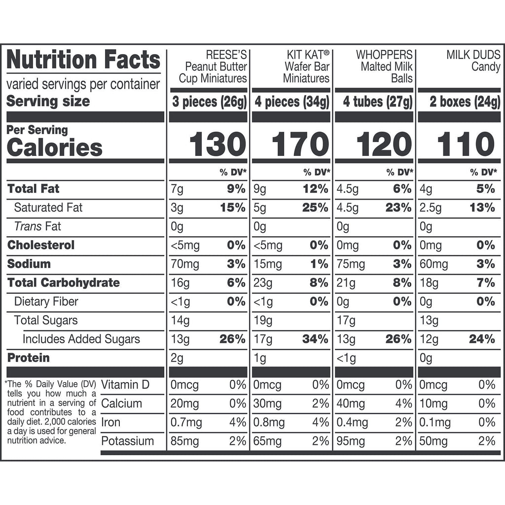 Hershey Assorted, Halloween Candy Variety Bag, 16.38 oz (55 Pieces)