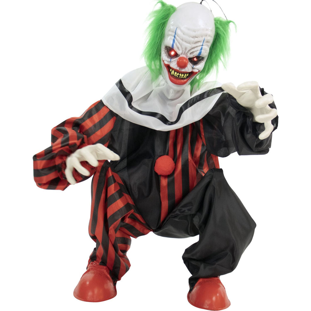 Haunted Hill Farm 1.8 ft Groundbreaker Clown-Vile, Halloween Decoration, Multi-Color, HHFJCLOWN-2LSA