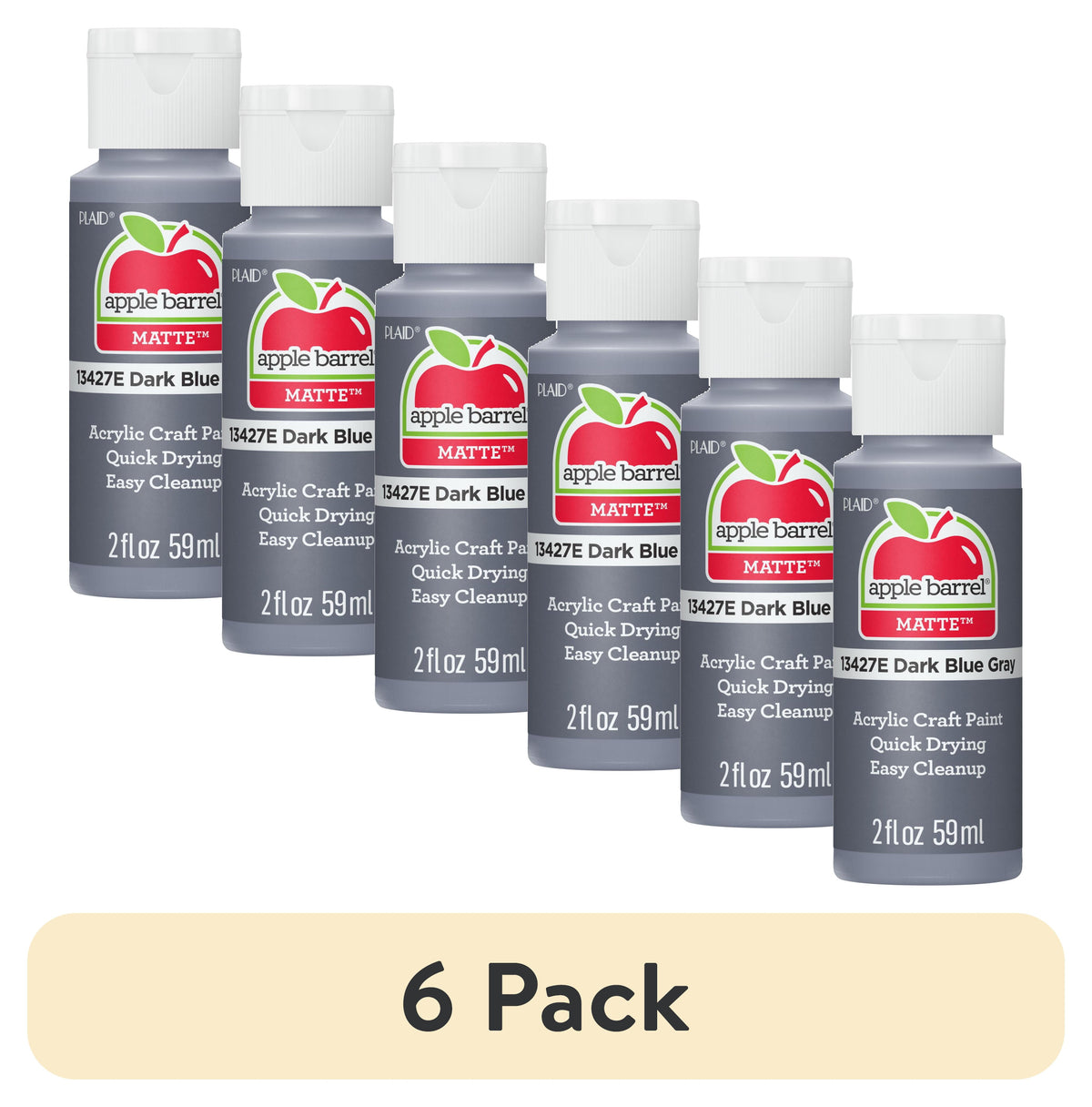 Apple Barrel Acrylic Craft Paint, Matte Finish, Pumpkin Orange, 2 fl oz
