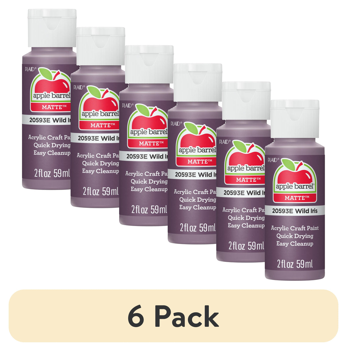 Apple Barrel Acrylic Craft Paint, Matte Finish, Pumpkin Orange, 2 fl oz