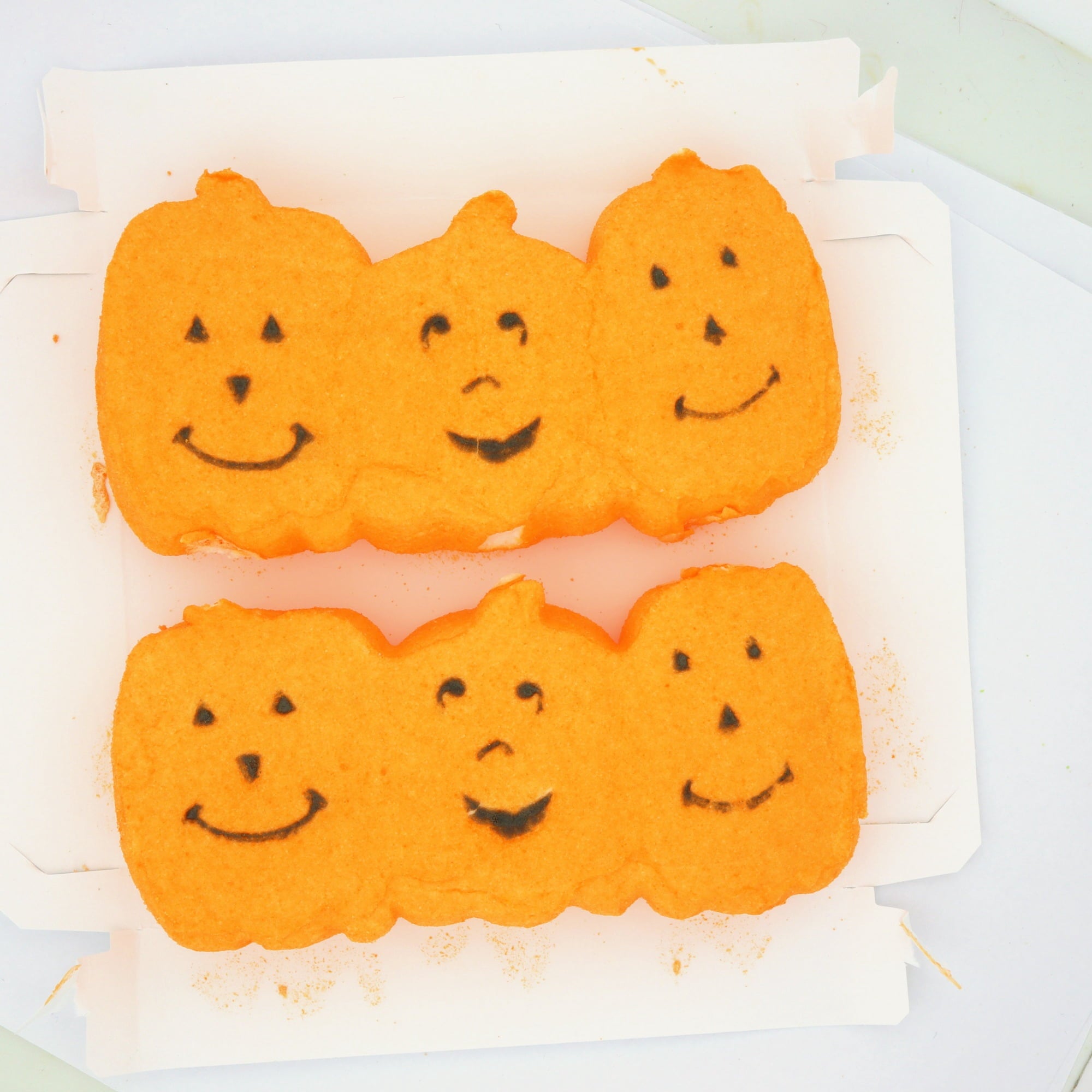 Peeps Marshmallow Pumpkins, Trick or Treat Candy, Pack of 3, 6 Count per Pack