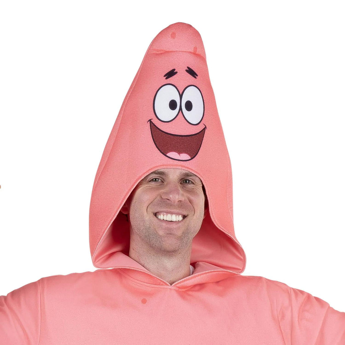 SpongeBob Men's Patrick Halloween Costume Jumpsuit - Pink One Size