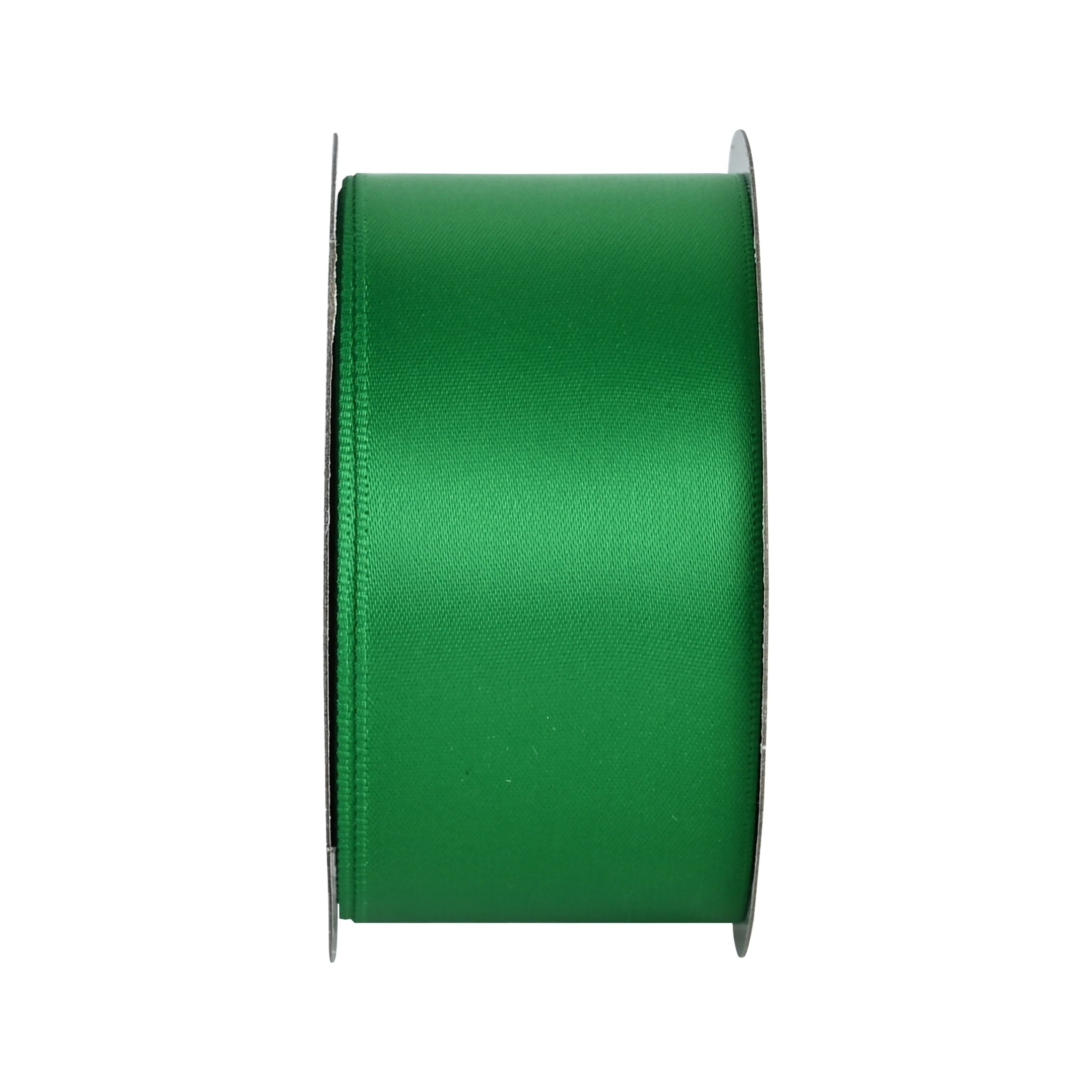 Gwen Studios 1.5" Green Satin Ribbon, 7 yards