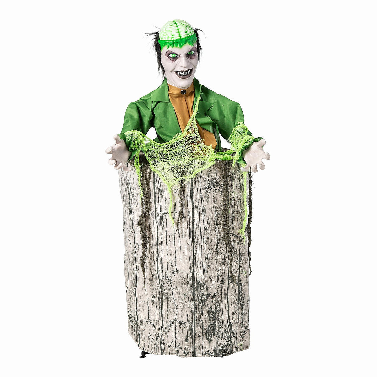 Fun Express 3 ft. Lifesize Creepy Man Jumping from Tree Animated Prop