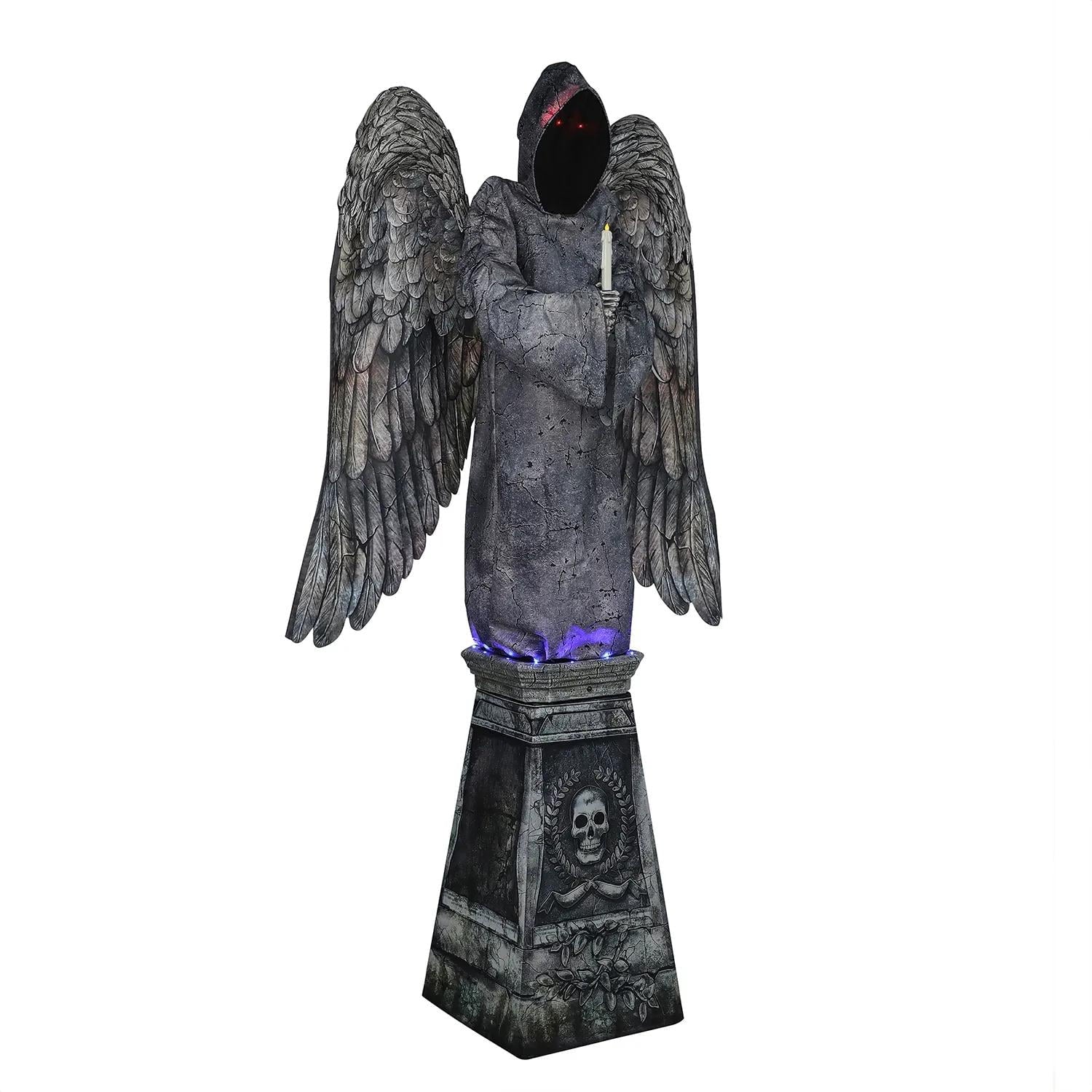 96" Cemetery Angel Animated Prop – Creepy Halloween Yard Decoration