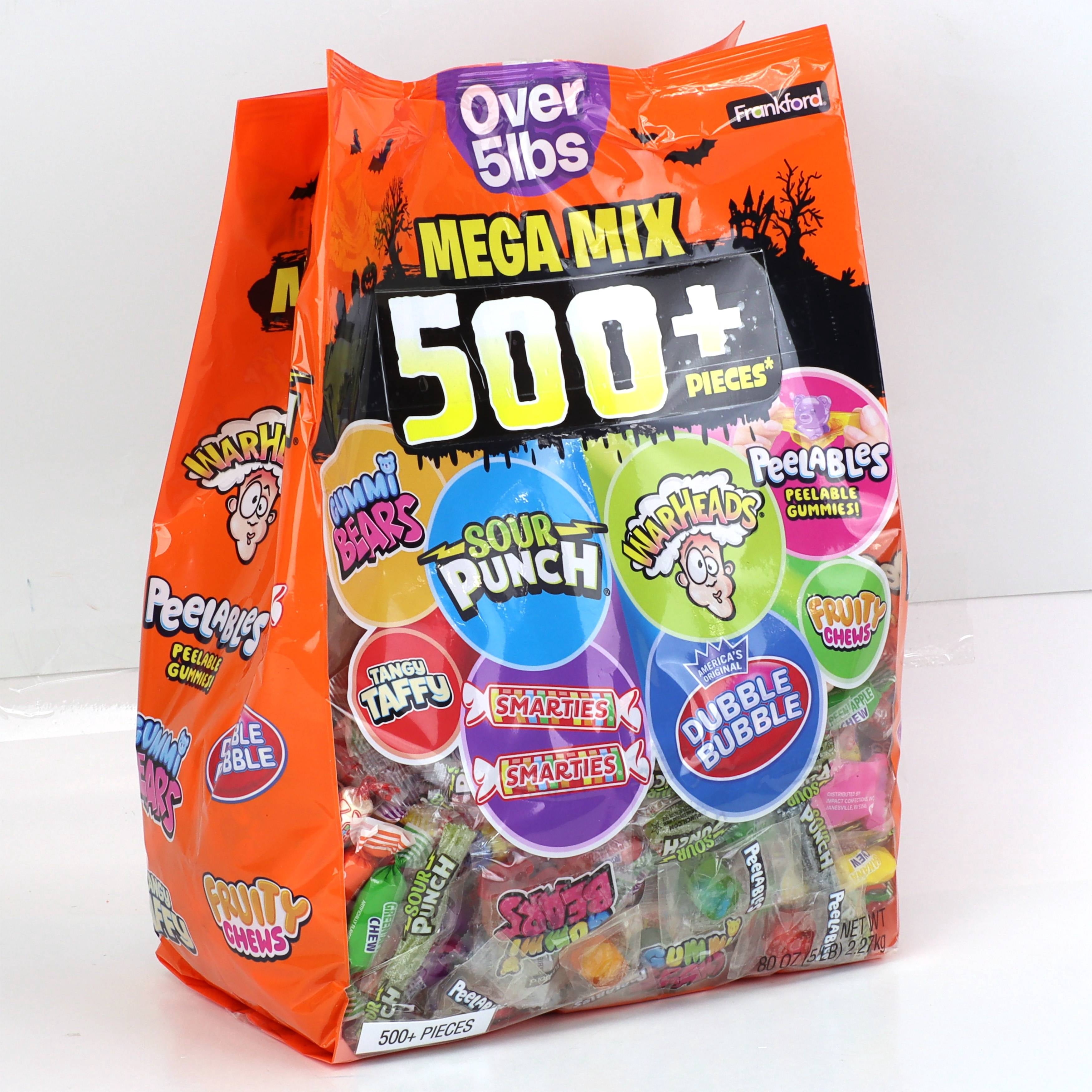 Frankford Mega Mix XL Halloween Assorted Candy Bag - 500+ Pieces