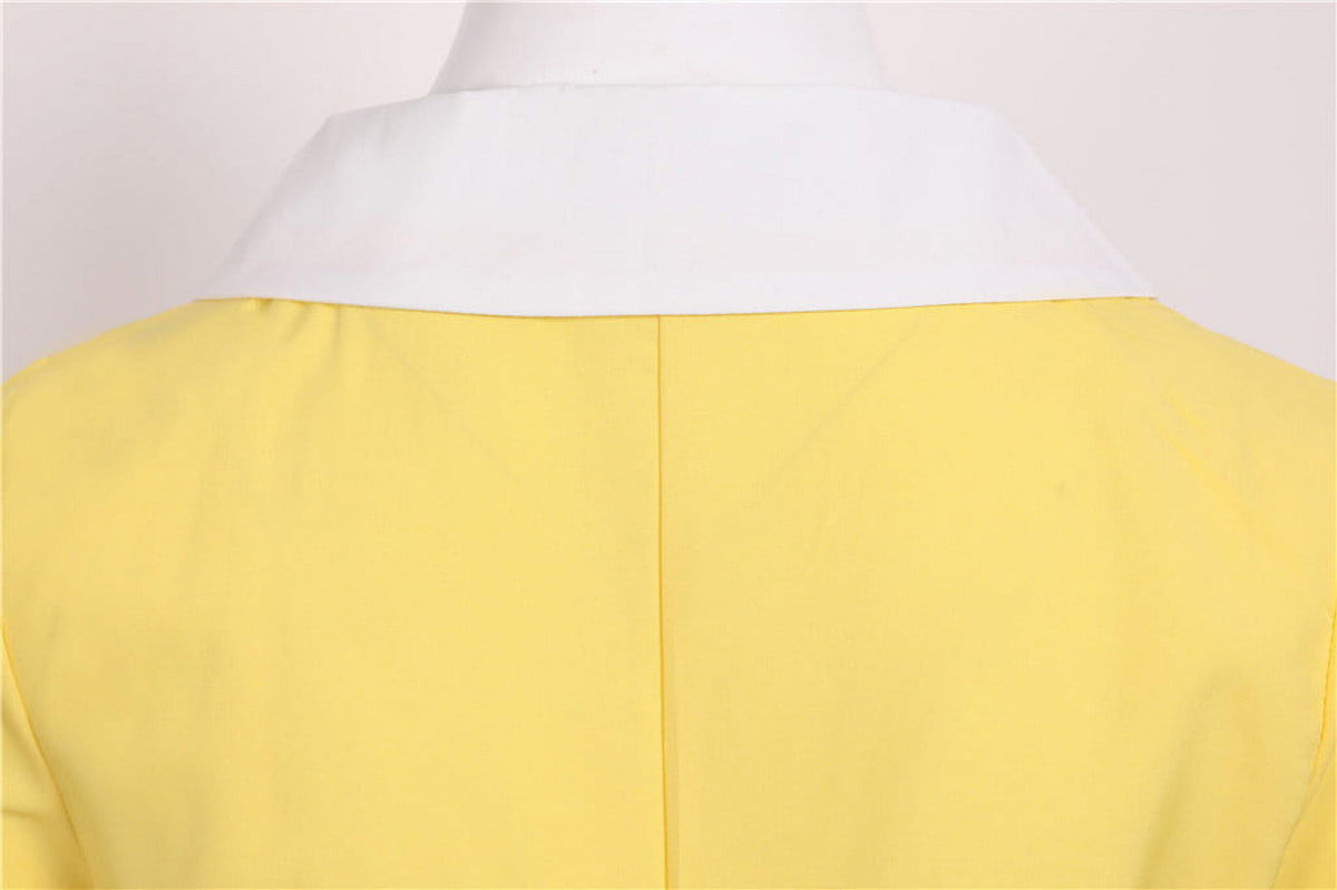 Tejiojio Women Clothes Women's 1950s Retro Dress Short Sleeve Vintage Swing Dress