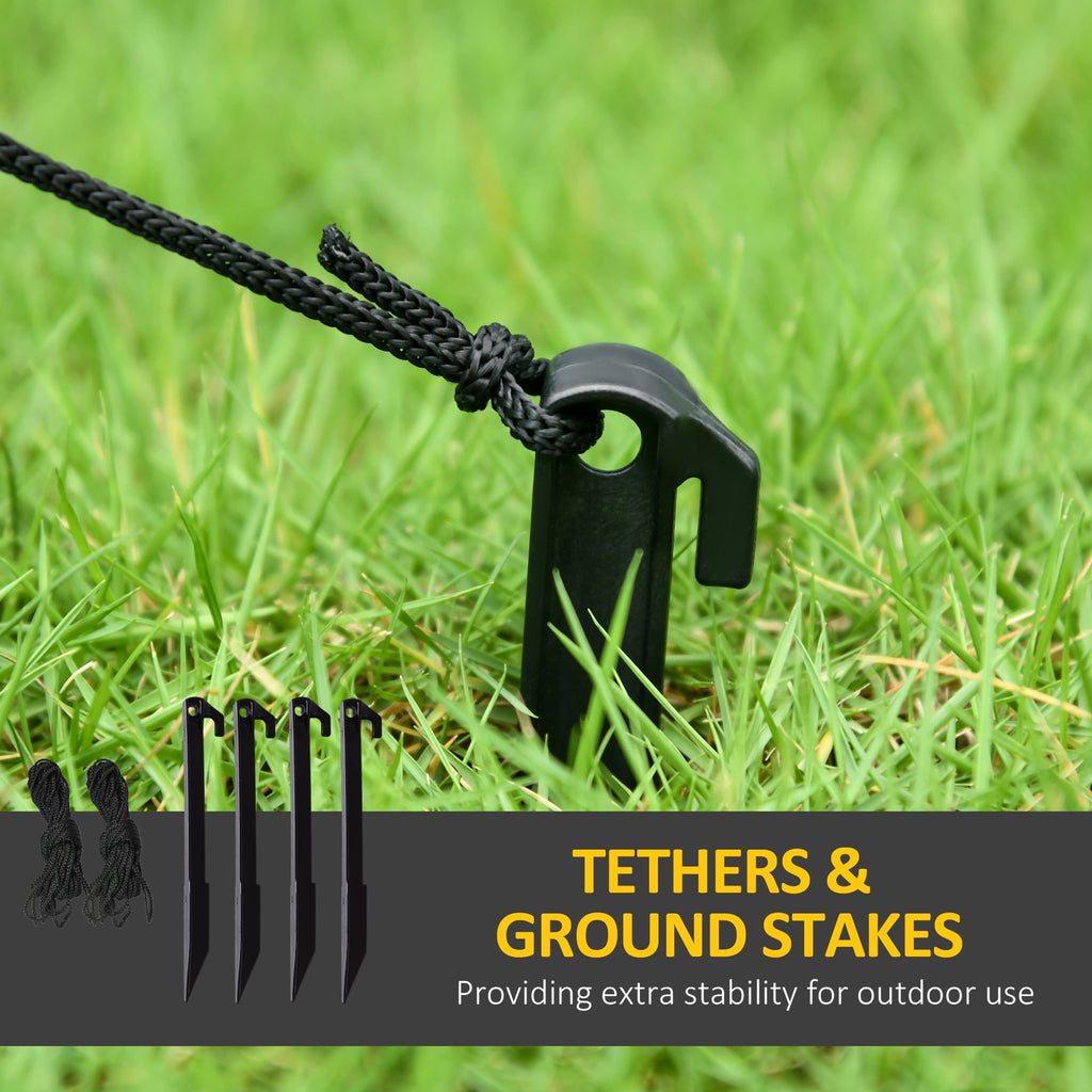 Outsunny 74" Life Size Outdoor Halloween Decorations Skeleton Witch, Animated Prop Animatronic Decor with Sound and Motion Activated, Light Up Eyes and Chest, Howling and Chain Sound