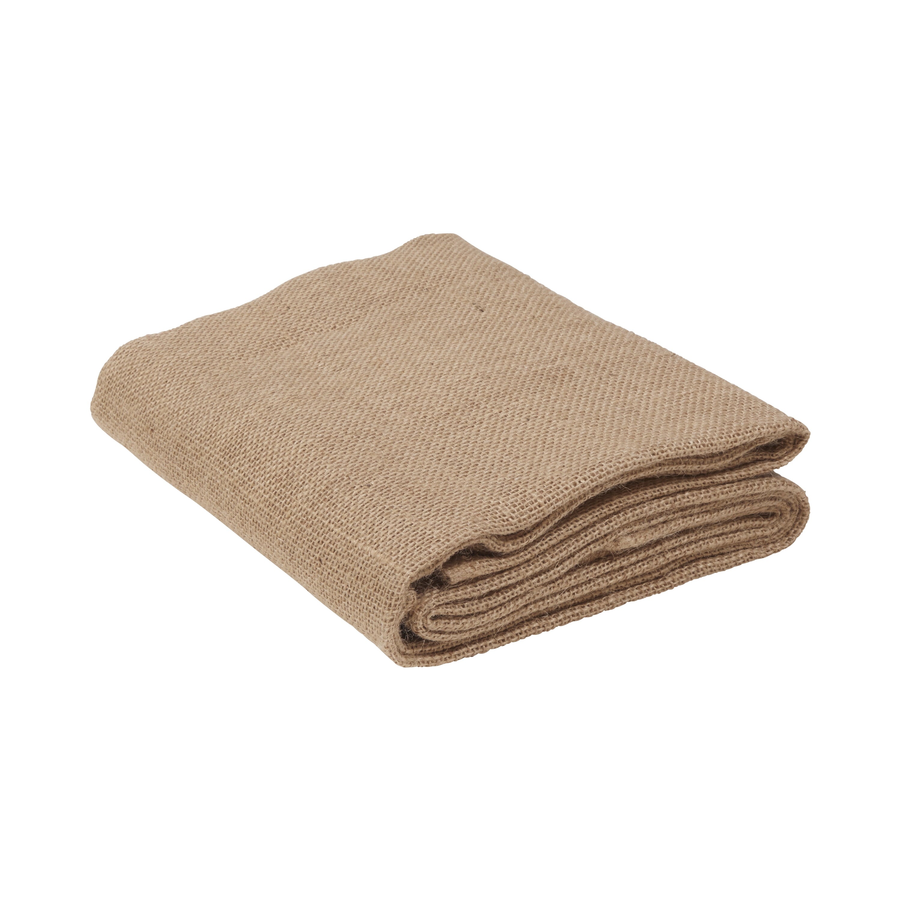 (2 pack) Love, Laugh, Craft Natural Burlap Precut Fabric, 46"W x 2-Yards, Brown