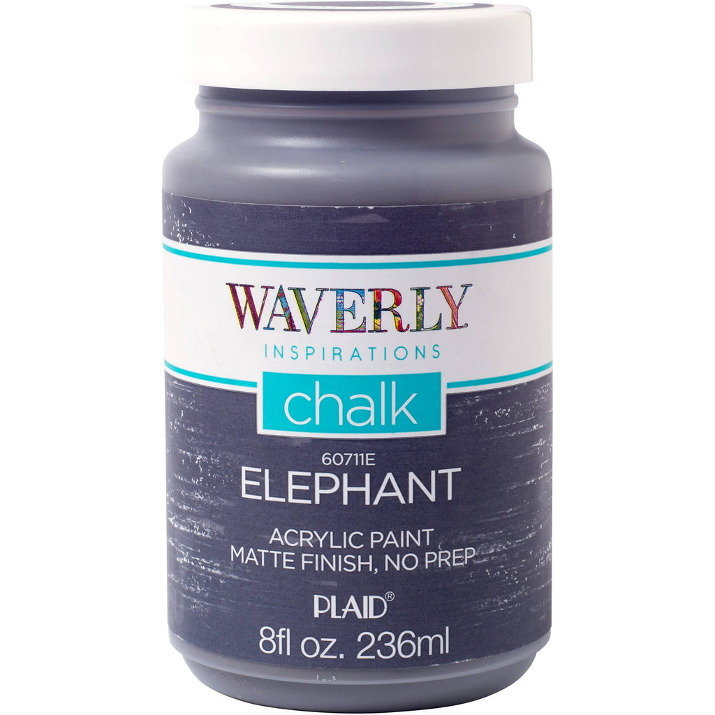 Waverly Inspirations Chalk Paint, Ultra Matte Finish, White, 8 fl oz