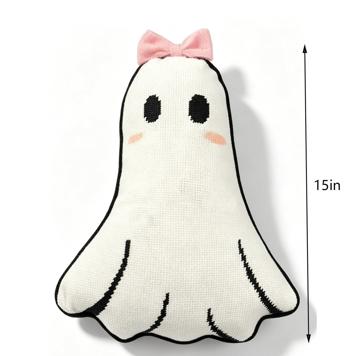 Halloween Ghost Reading Book Throw Pillow Cover, Spooky Library Bookshelf Skull Candlestick Decorative Pillowcase, Retro Halloween Cushion Cover