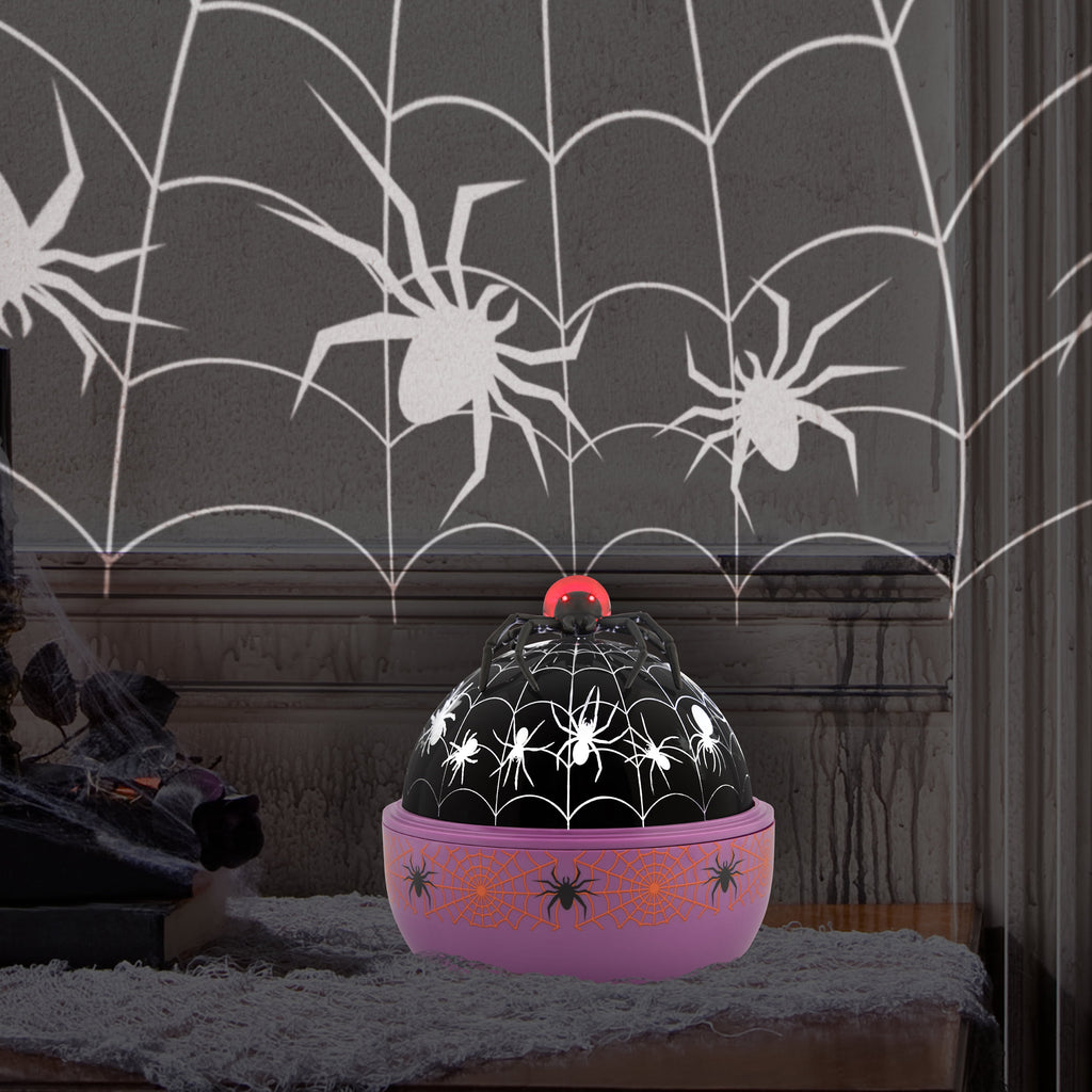 Halloween Shadow Projection Light Haunting Spiders 6.29 in x 6.29 in x 6.10 in 0.77 lb