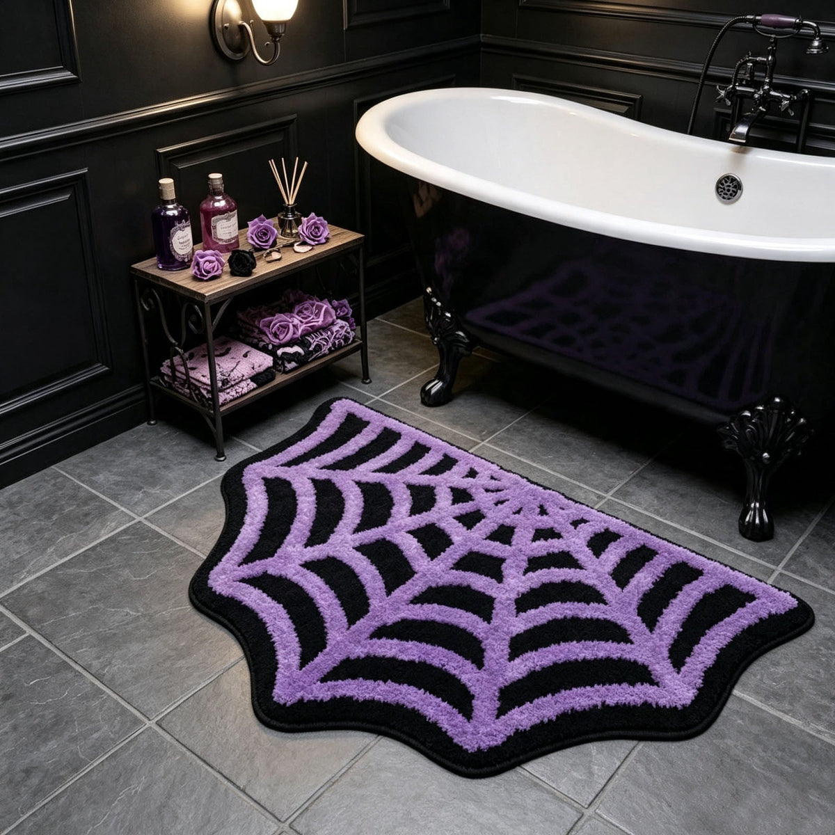 Yhmxh Halloween Bathroom Rugs, Halloween Pumpkin Bath Mats, Farmhouse Halloween Rugs for Bathroom Decorations for The Home, Holiday Cute Pumpkin Decor Non-Slip 15.7x23.6 Inches