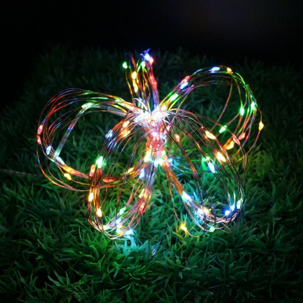 Remote Control String Lights, Led Fairy Lights, 20/50/100/200 LEDs Waterproof Flexible String Lights Battery Operated for Bedroom Home Wedding Christmas Festivals