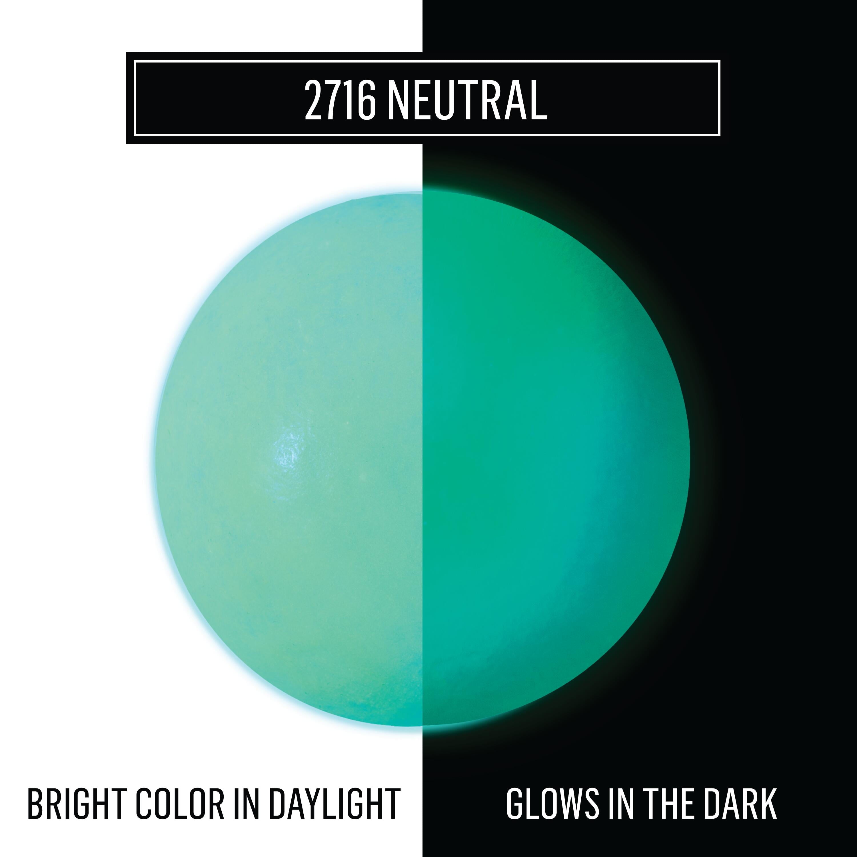 FolkArt Glow-in-the-Dark Acrylic Craft Paint, Matte Finish, Neutral, 2 fl oz
