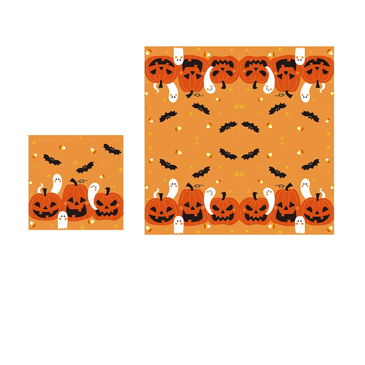 Halloween Party Supplies Set For 24 Guests, Pumpkin Plates, Cups, Napkins, Cutlery, Disposable Tableware Kit For Kids & Adults Halloween Decorations Pumpkin G