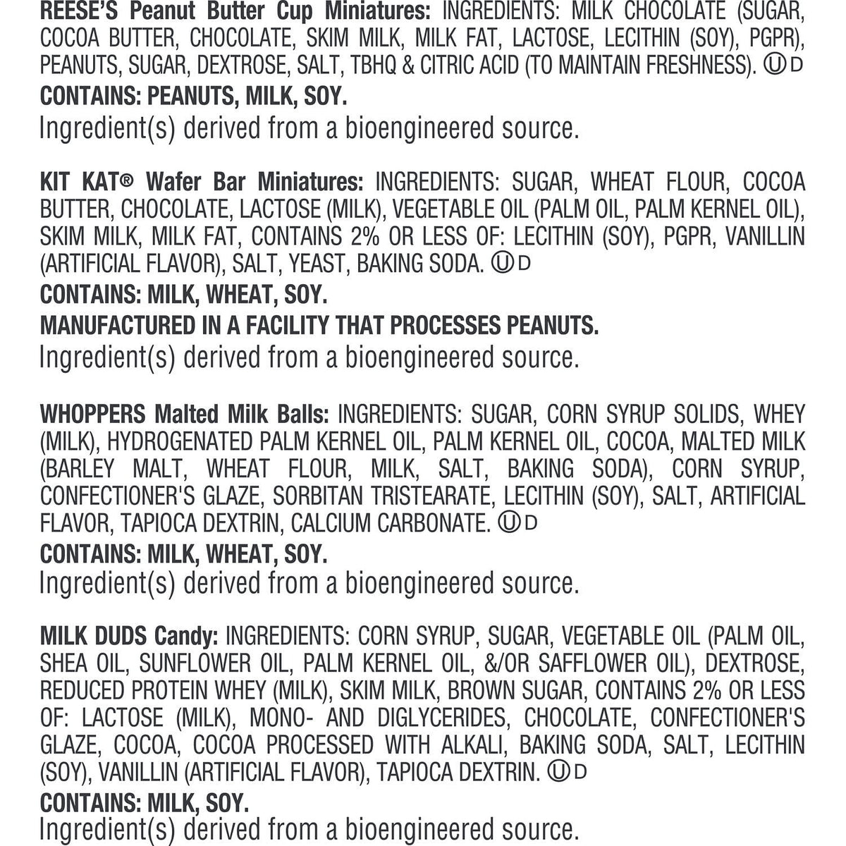 Hershey Assorted, Halloween Candy Variety Bag, 16.38 oz (55 Pieces)