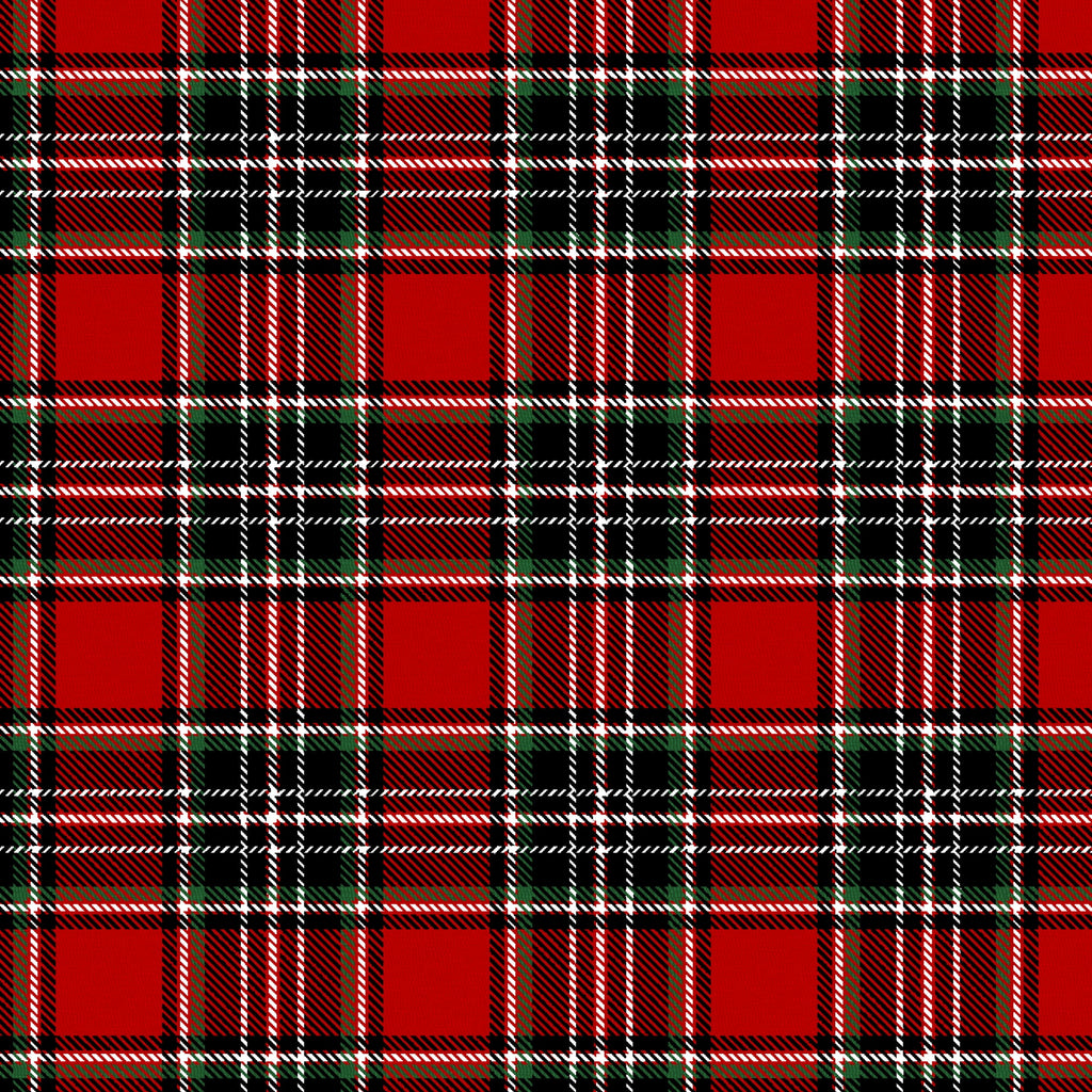Create It 18"x21" Cotton Flannel Plaid Precut Sewing & Craft Fabric Bundle, Red 5 Piece
