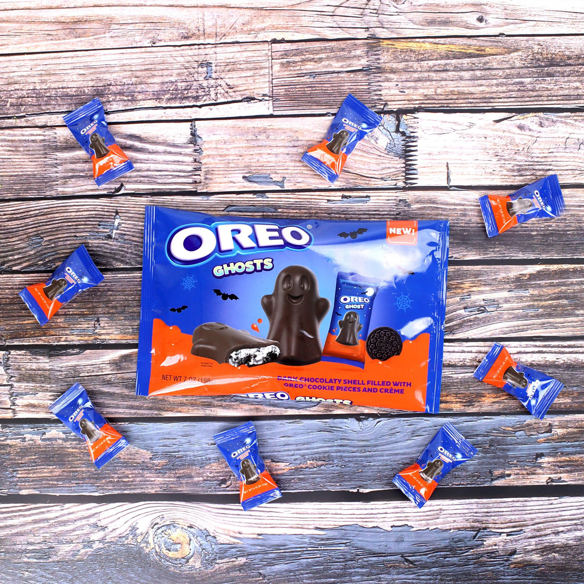 Frankford Oreo Crème Filled Dark Chocolate Ghosts Halloween Bag