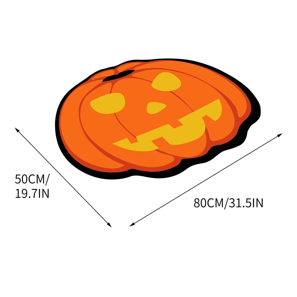Lksixu Halloween Decorations Rug, Fall Decorations for Home,Cute Halloween Theme Plush Soft Absorbent Non-slip Floor Mat, Halloween Pumpkin Bath Carpet for Thanksgiving Havest Halloween
