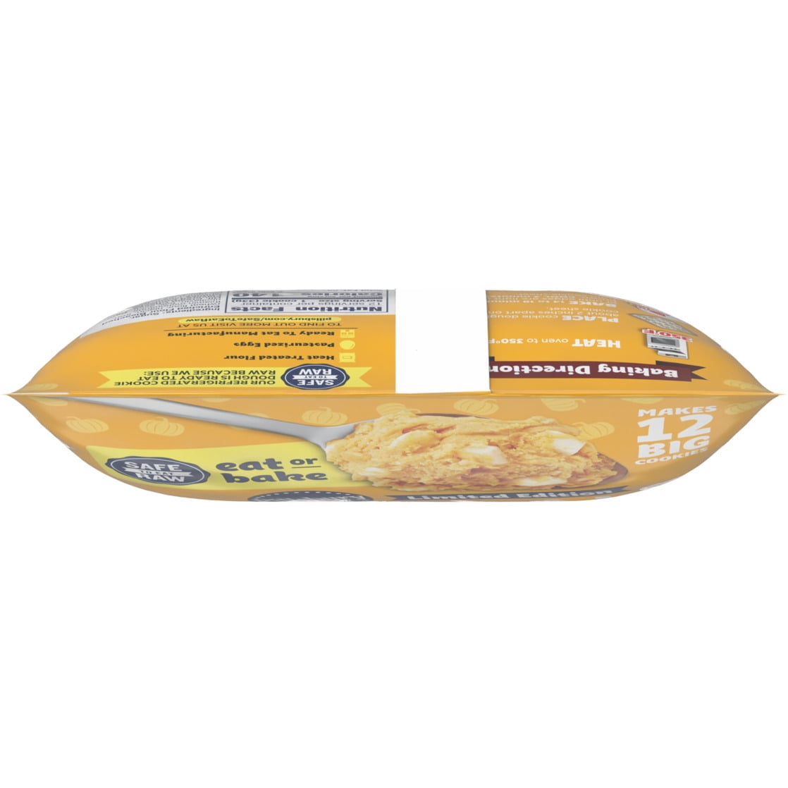 Pillsbury Limited Edition Pumpkin Cookie Dough with Cream Cheese Flavored Chunks, 14 oz