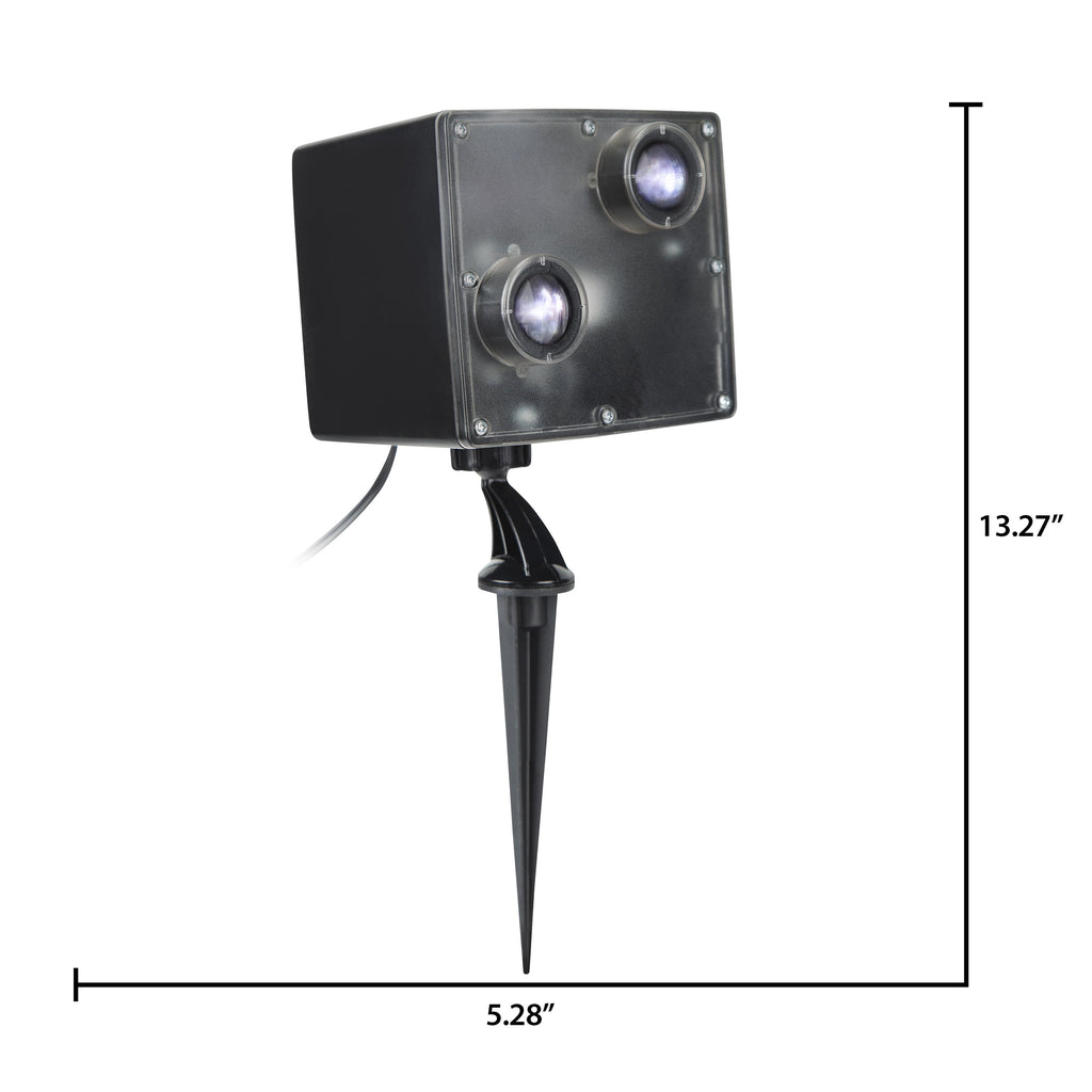 Halloween Projection Light Swirling Storm Flying Witch 5.27 in x 5.15 in x 13.26 in 1.47 lb