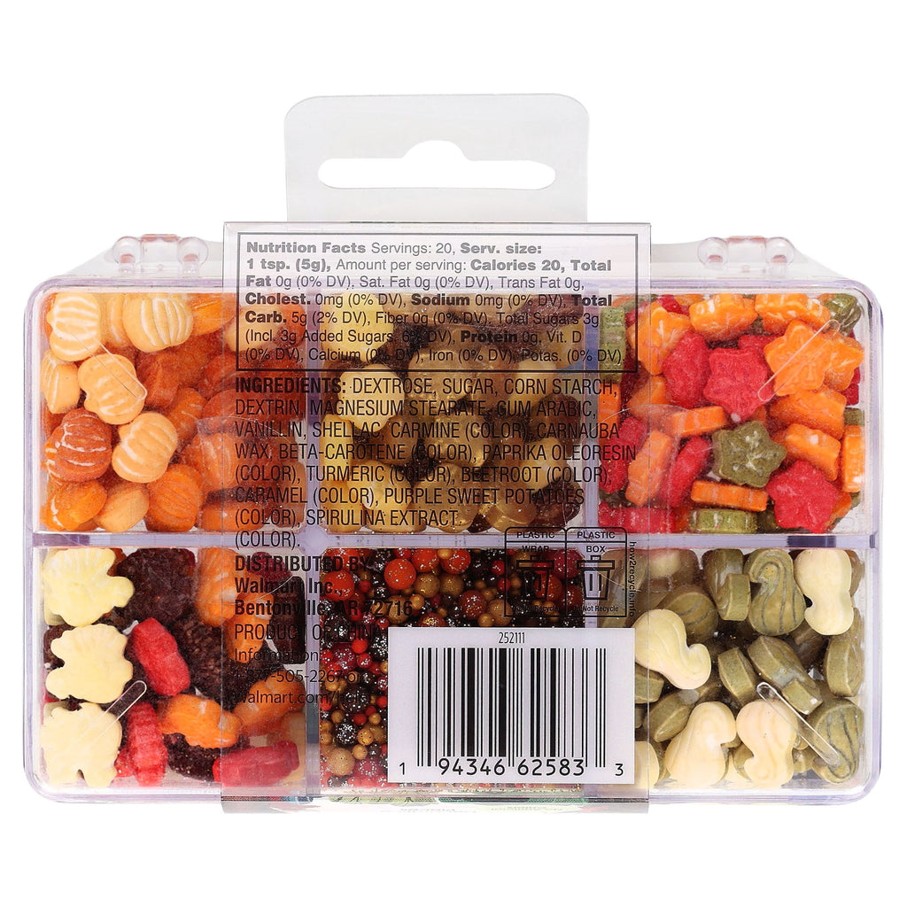 Great Value Harvest Decorating Pieces, 3.52 oz