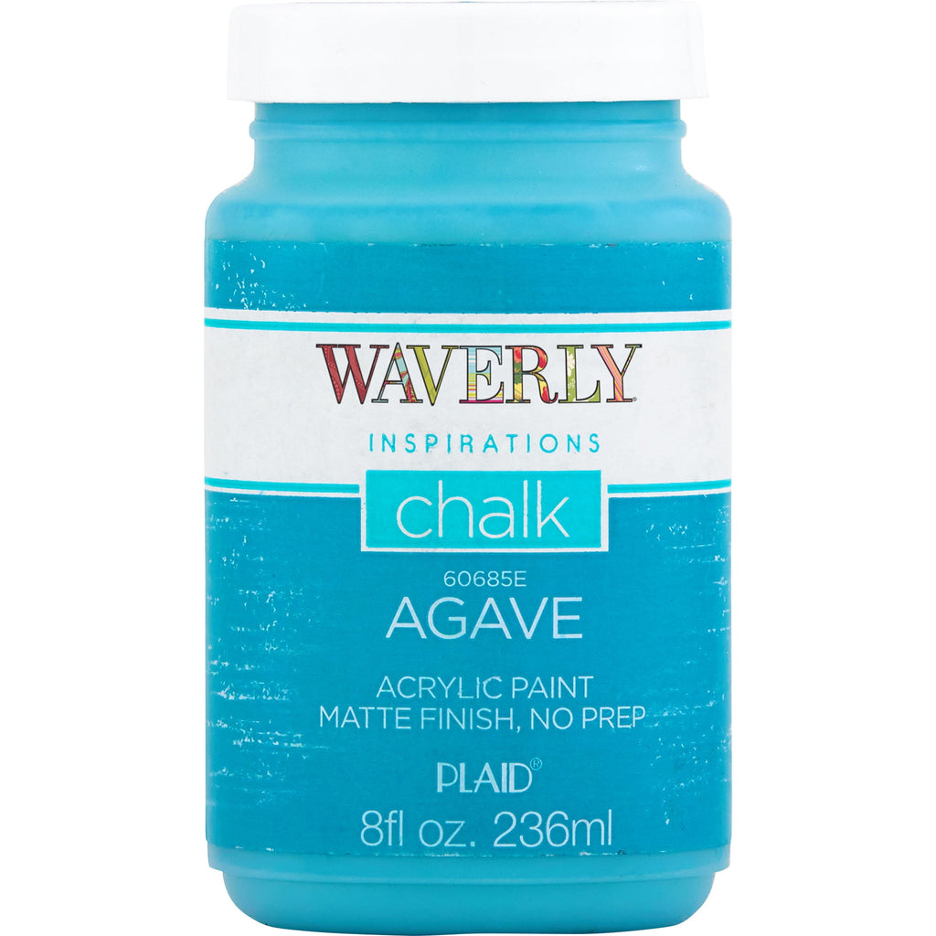 Waverly Inspirations Chalk Paint, Ultra Matte Finish, White, 8 fl oz