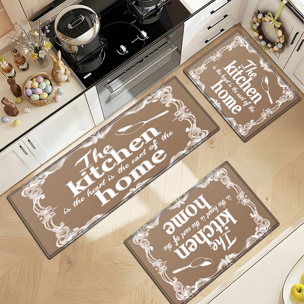 YIMEIS Halloween decoration Kitchen rugs Washable flannel Printed Area Rug and Mats DoorMats, bath mat,Autumn and Winter Festival Decoration-Halloween Undead 15.7'' x 23.6''