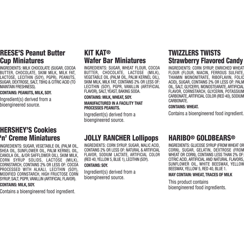 Hershey Assorted, Halloween Candy Bulk Bag, 34.8 oz (110 Pieces)