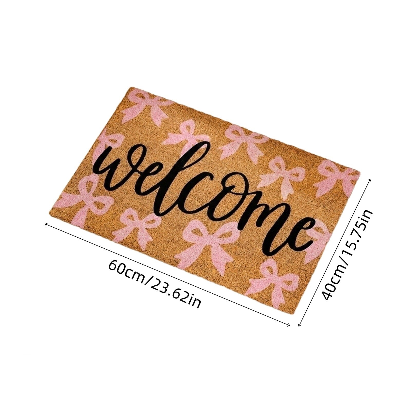 Halloween Themed Printed Entry Doormat, Efficient Sand Debris Trapping Texture, Anti Slip Secure Backing Halloween Holiday Rug, Indoor Outdoor Mat for Porch Front Door Season Decor