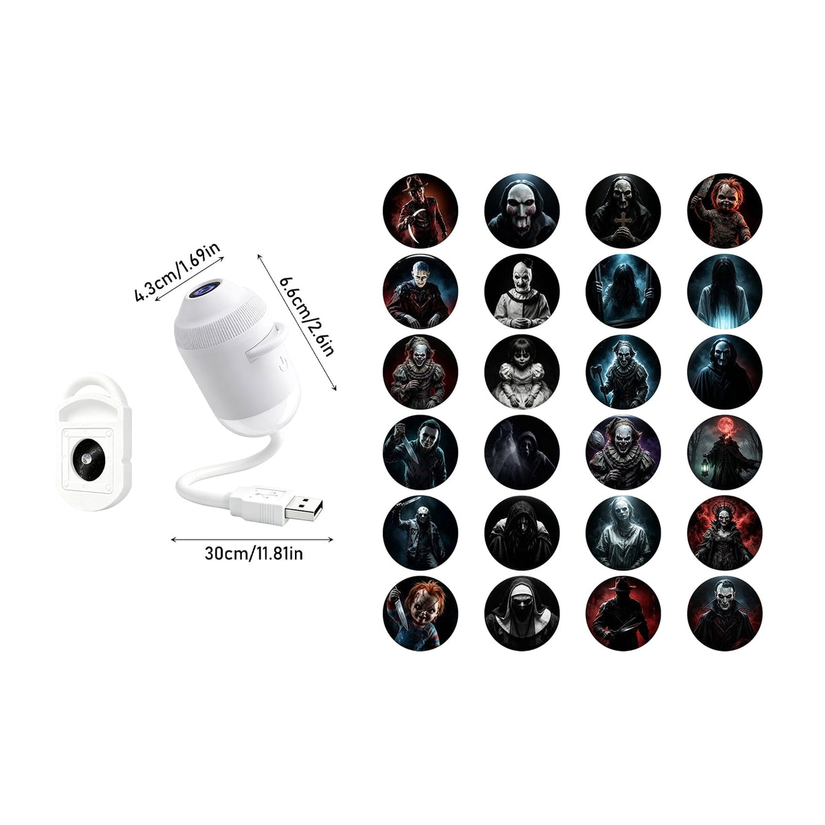 2026 New Upgraded 4K Smart Dynamic 5D Holographic Night Light Projector, 2-in-1 Galaxy & Ocean Star Ceiling Projector with 24 HD Films, 360° Flexible USB Powered Lamp for Bedroom Decor & Car GIft