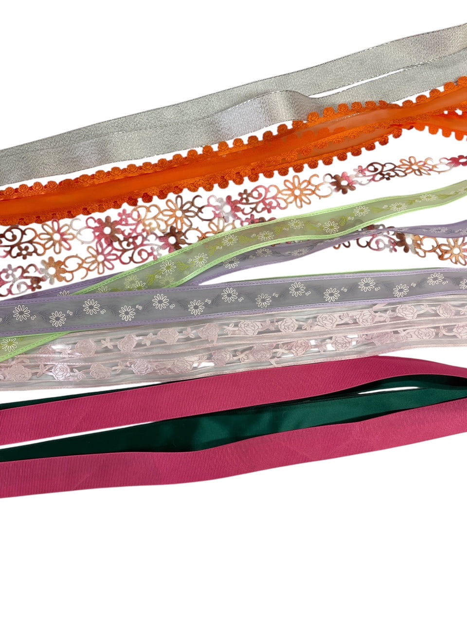 Assorted 7/8 Inch. Ribbon 50 Bunches Total 100 Yards Arts Crafts and Scrapbooking