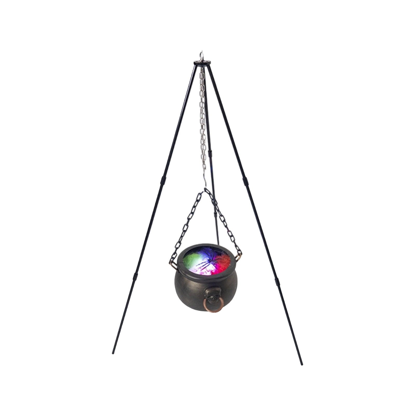 Muecwrye Halloween Decorations Outdoor, Halloween Clearance! Halloween Witches Cauldron with Lights, DIY Bubbling Cauldron Set Decor for Home Porch Outside, Halloween Party Supplies( Without Tripod)